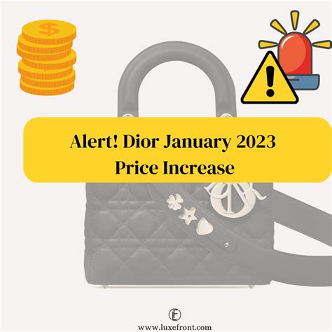 next dior price increase|Dior new price increase.